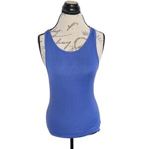 Agiato Racerback Tank Top Size XXL Sporty Blue Gym Running Activewear NWT Yoga